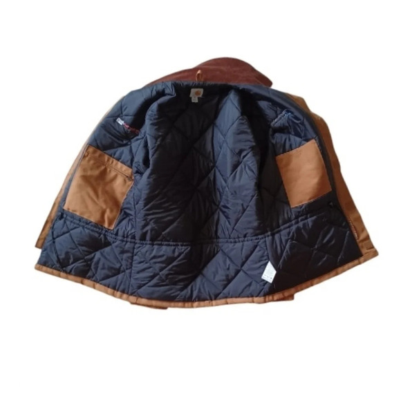 Carhartt C003 Hip Length Insulated Chore Jacket Coat Work Outdoors Farmcore - Picture 4 of 13